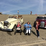 Sammie, Rivka & Jeroen met de winnende auto (de witte)